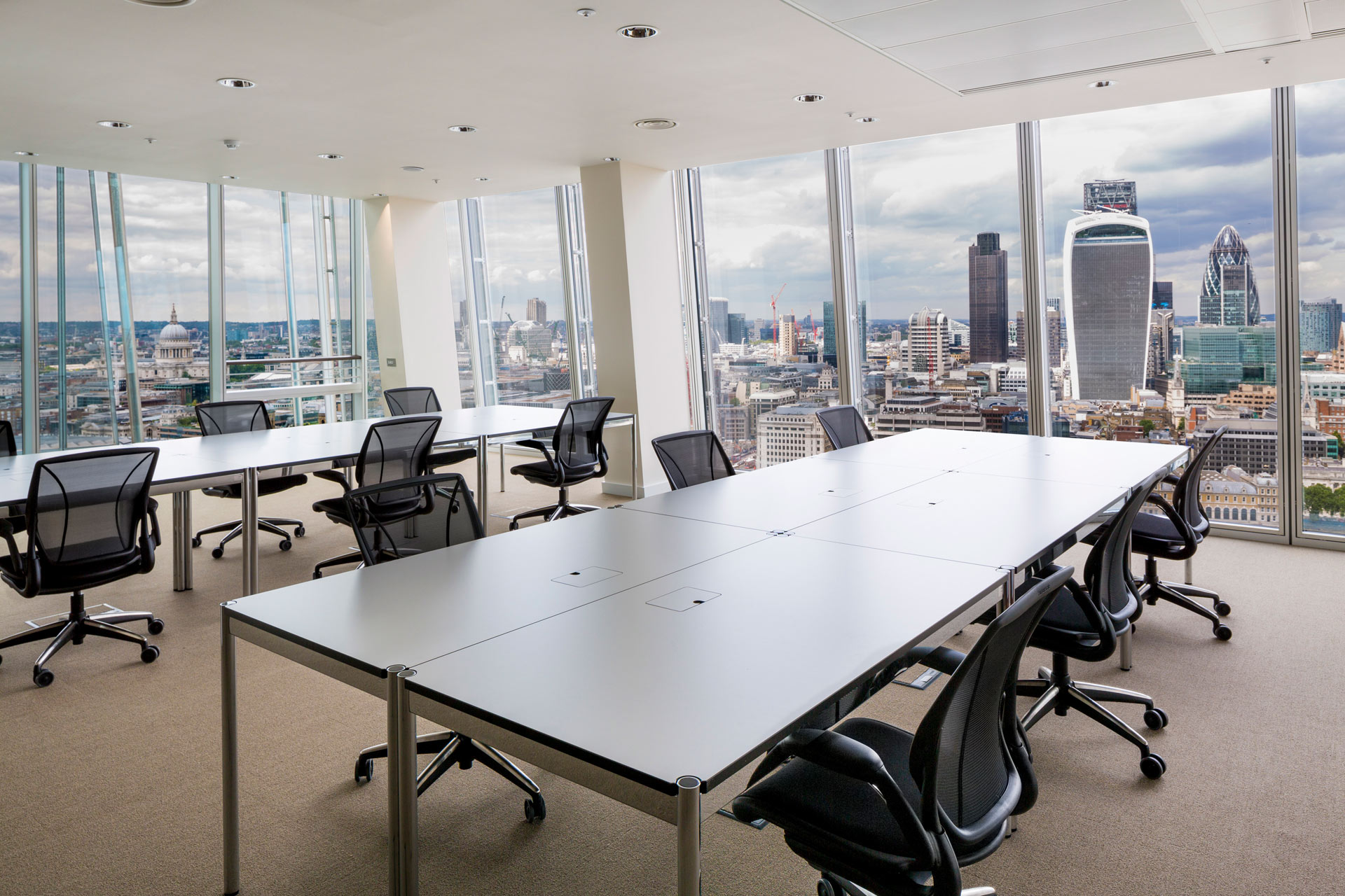 USM furniture @ The Office Group | Shard Building | London